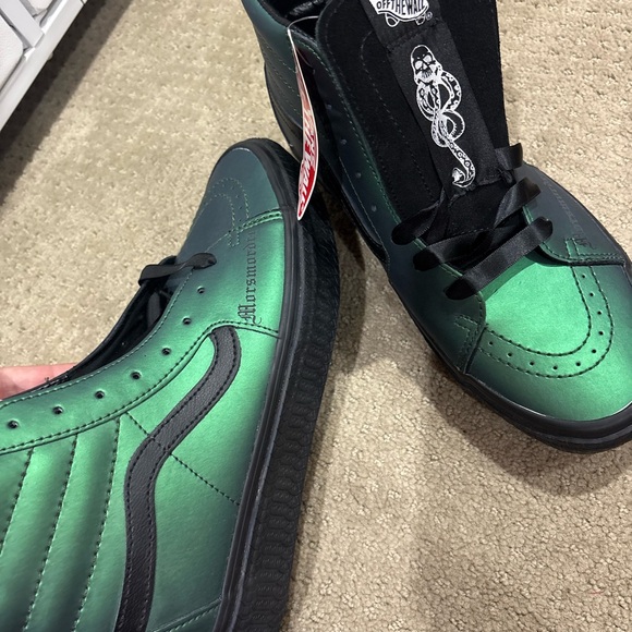 RARE MENS Harry Potter Vans Iridescent Green Sneakers - Picture 4 of 4